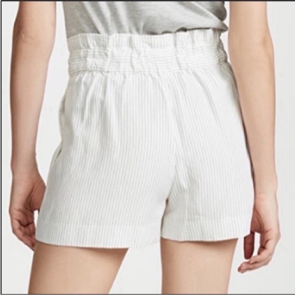 CLUB MONACO Darcee Short - White and Black Stripes - Picture 3 of 6